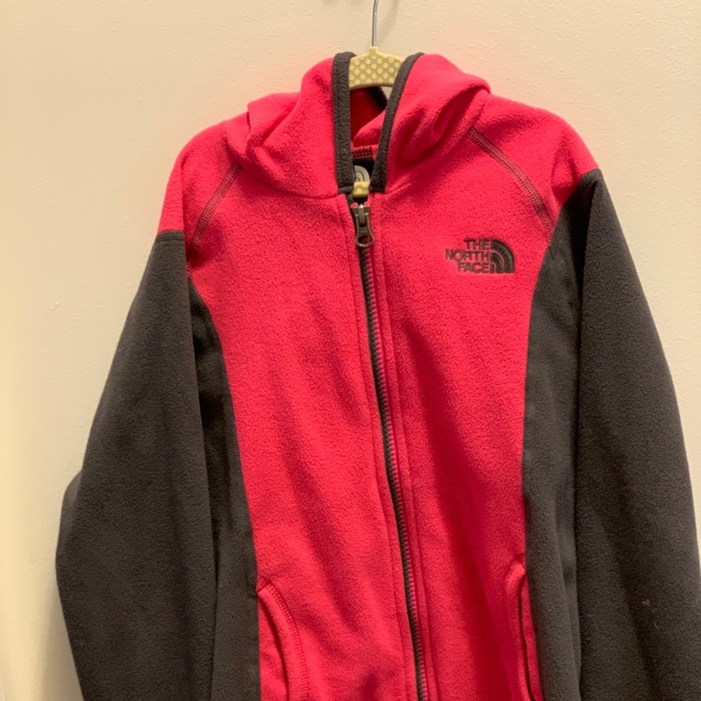 Girls north face fleece jacket